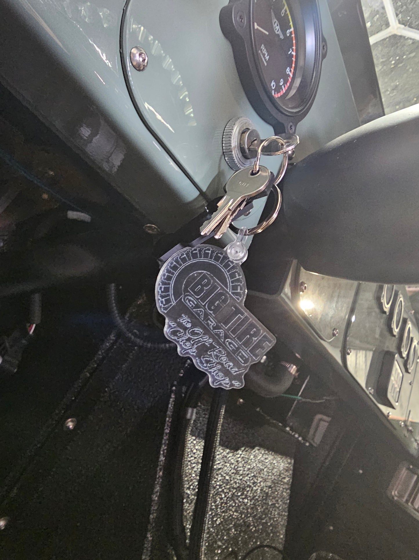 Big Tire Garage Key Chain