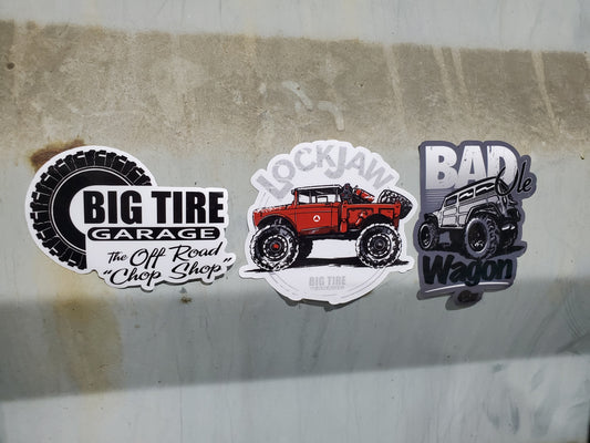Three Pack of Stickers