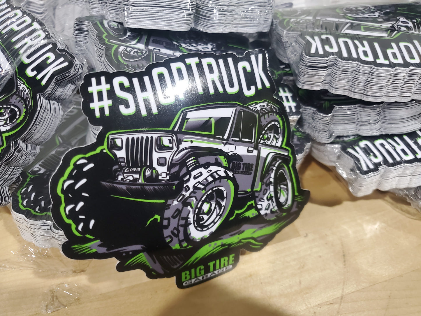 Shop Truck Sticker